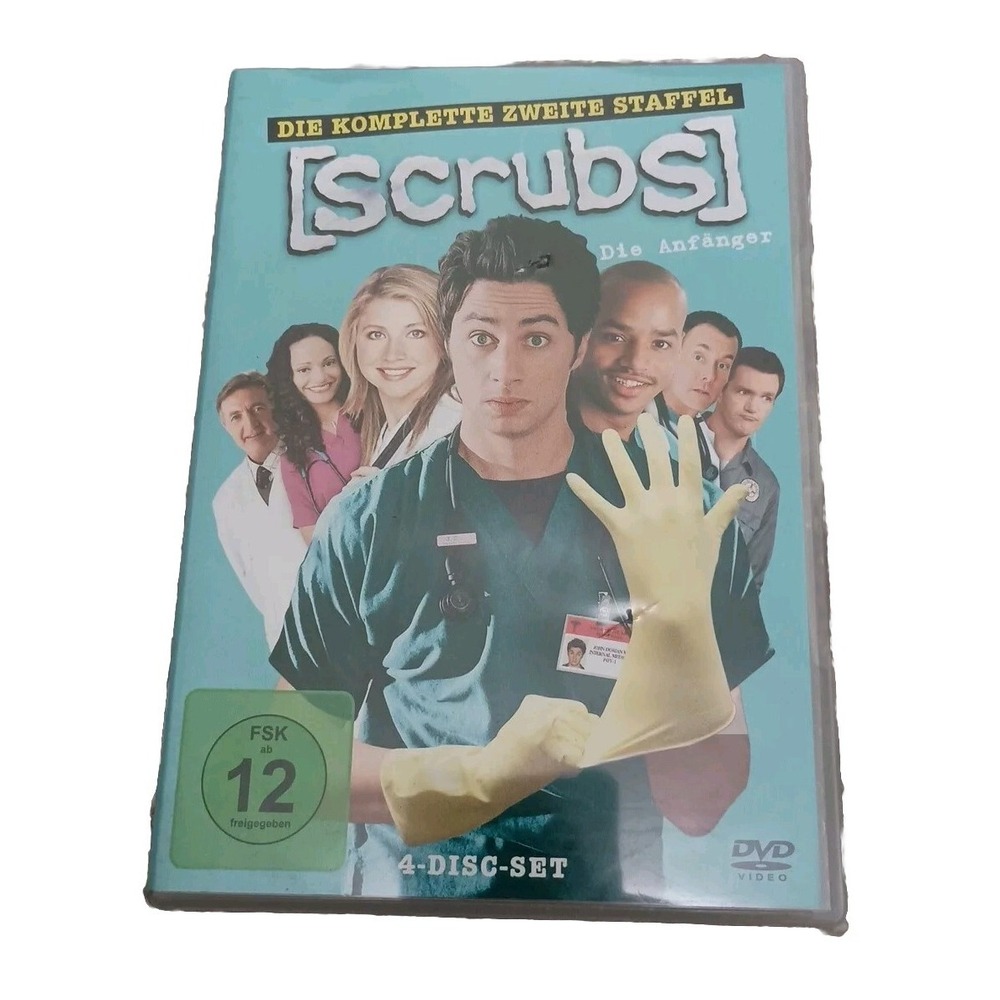 Scrubs Die Anfanger Die komplette zweite Staffel Season 2 DVD 4-Disc Set German